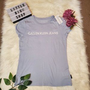 Calvin Klein Jeans/Tshirt/Blue&White/Sm/NWT